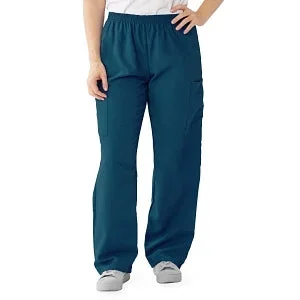 Medline PerforMAX Elastic Waist Scrub Pants – PerforMAX Unisex Elastic Waist Scrub Pants, Size 4XL Regular Inseam, Caribbean Blue – 850NNT4XL