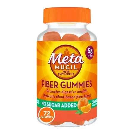 Metamucil® Fiber Gummies, No Sugar Added, 72 ct.