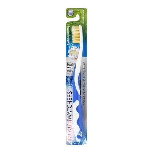 Mouth Watchers, Mouthwatchers Blue Adult Toothbrush, 0, 1 Count