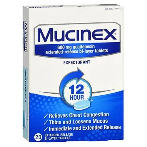 Mucinex, Extended-Release, Box Of 20