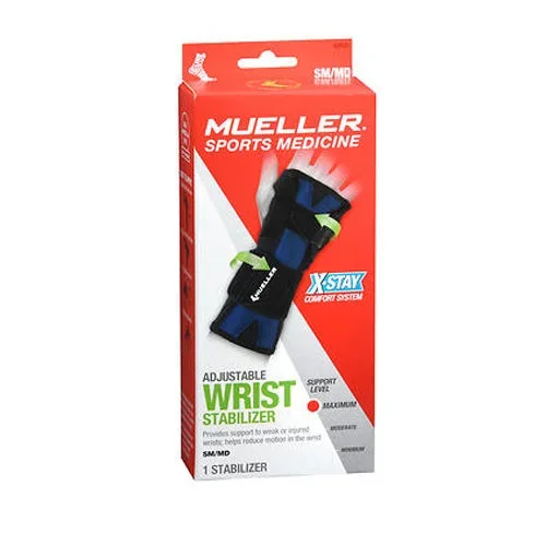 Mueller, Sports Medicine Adjustable Wrist Stabilizer Maximum Small And Medium, 1 Count