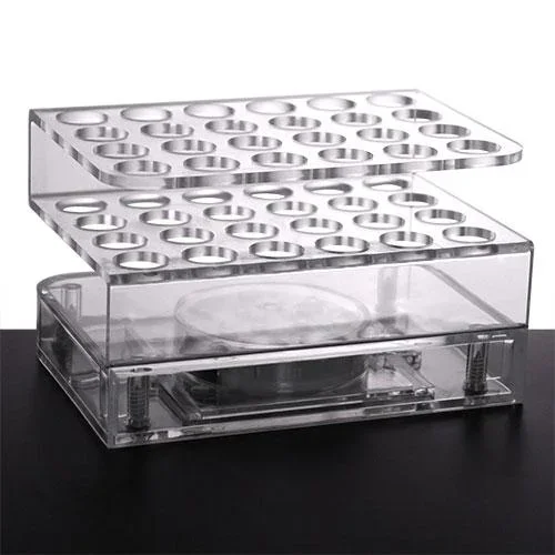 Multi-Color LED Light Up Test Tube Trays – 24 Hole