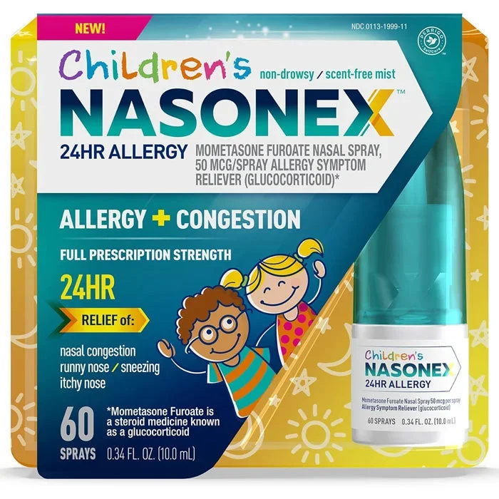 Nasonex Children’s Allergy and Congestion Spray 24-Hour Relief 60 Sprays