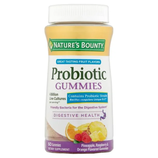 Nature’s Bounty Probiotic Pinapple Raspberry Orange Gummies