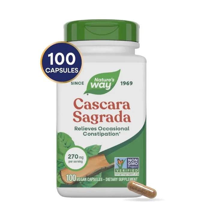 Nature’s Way Cascara Sagrada 100 Vegetable Capsules