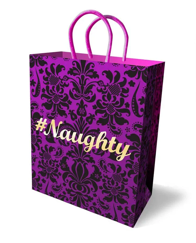 Naughty Purple Gift Bag for Exciting Surprises