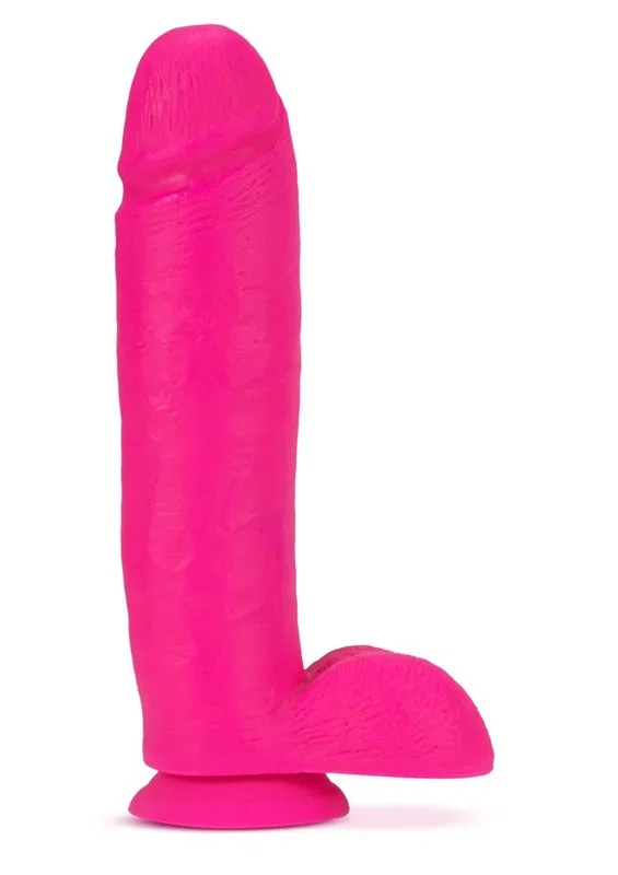 Neo Elite Silicone Dual Density Dildo with Balls