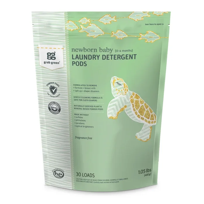Newborn Laundry Detergent Pods – Fragrance Free