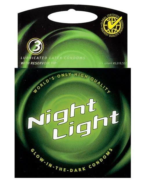 Night Light Glow In The Dark Condom – Box Of 3