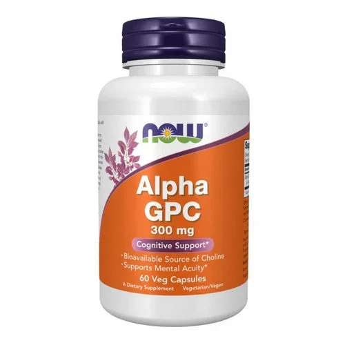 Now Foods, Alpha GPC, 300 Mg, 60 Veg caps