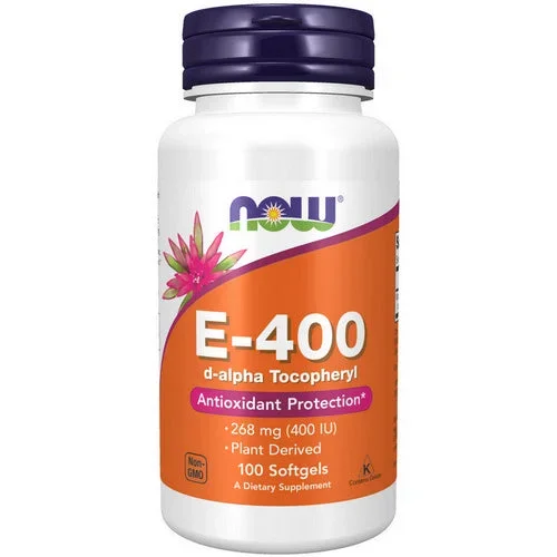 Now Foods, Vitamin E-400 D-Alpha Tocopheryl, 268 Mg, 100 Softgels