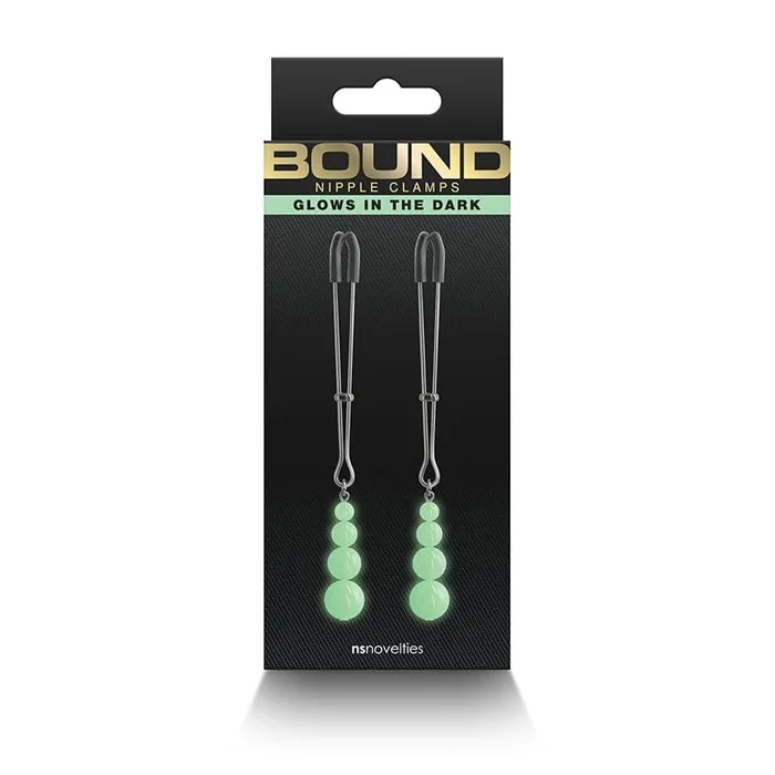 NS Novelties G2 Bound Nipple Clamps Gunmetal