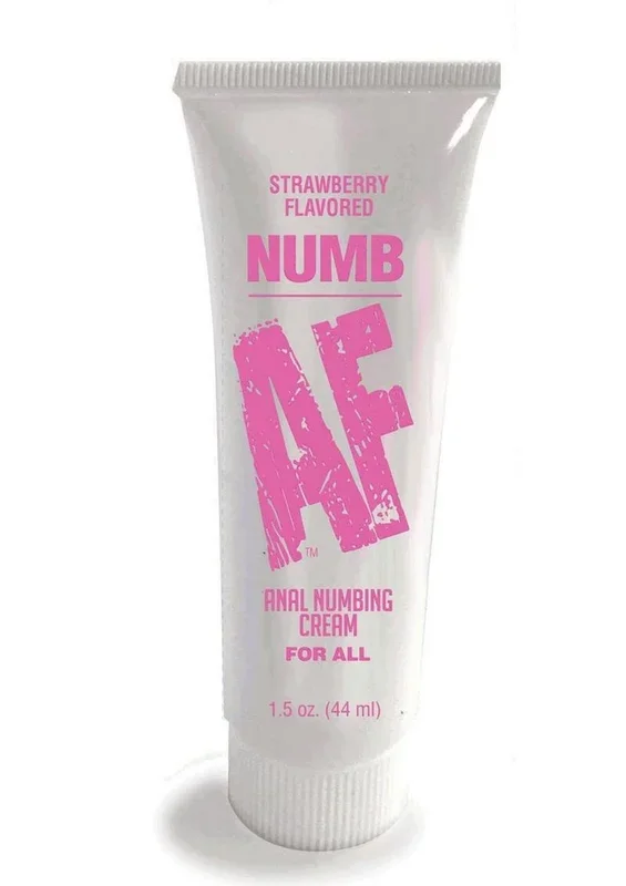 Numb AF Anal Numbing Flavored Cream – Strawberry