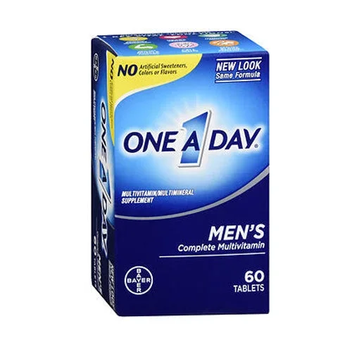 One-A-Day, Men’S Complete Multivitamin, 60 Tabs