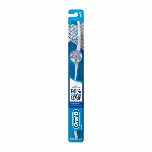 Oral-B, Pro-Health Superior Clean Manual Toothbrush Soft, 1 Each