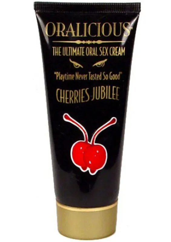 Oralicious Ultimate Oral Sex Cream 2oz – Cherries Jubilee