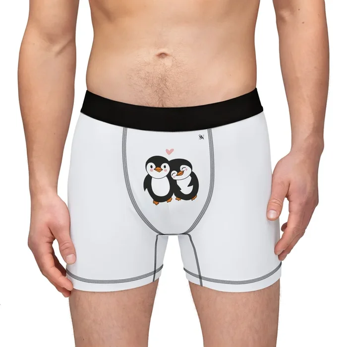 Penguin Love | Mix & Match Fun-Flirty Lovers’ Boxer Briefs