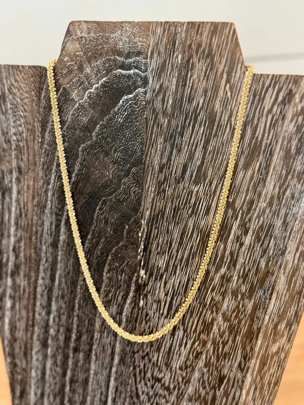 Petite Gold Snake Chain Necklace