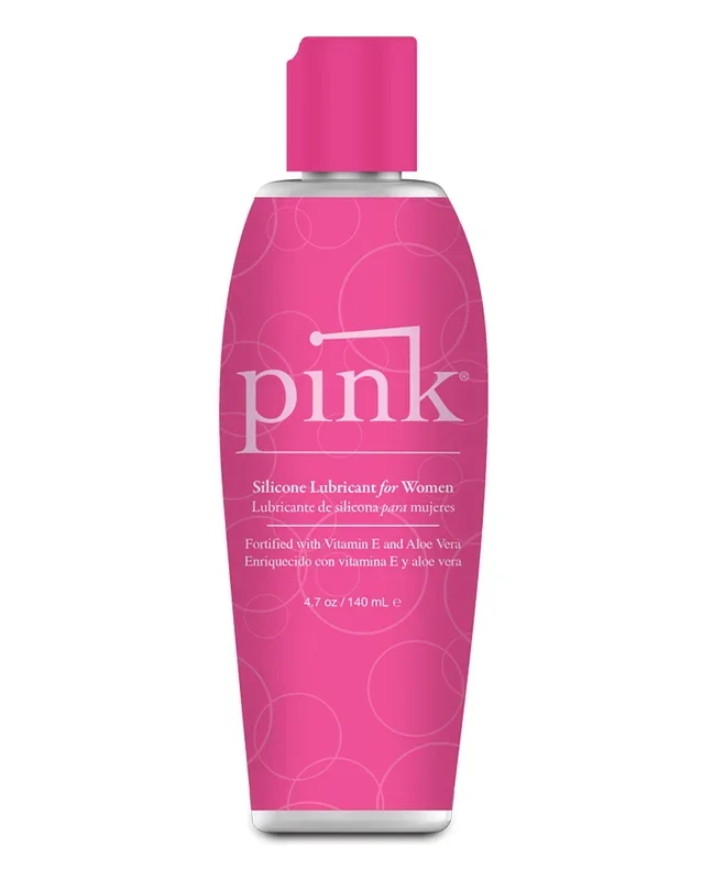 Pink Silicone Lube – 4.7 oz Flip Top Bottle