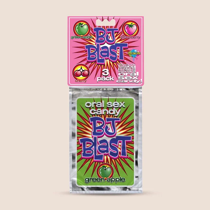 Pipedream BJ Blast 3 Pack – Strawberry/ Cherry/ Apple | oral sex candy