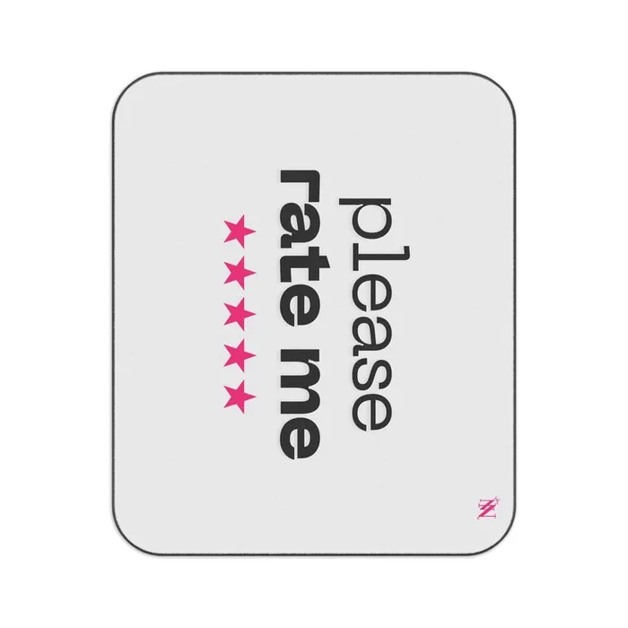 Please Rate Me | Mix Match Fun-Flirty Lovers’ Water-Resistant Blankets