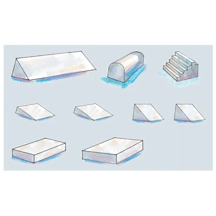 Position Aid Ortho Set Gray Stay-Dry 9 Per Set