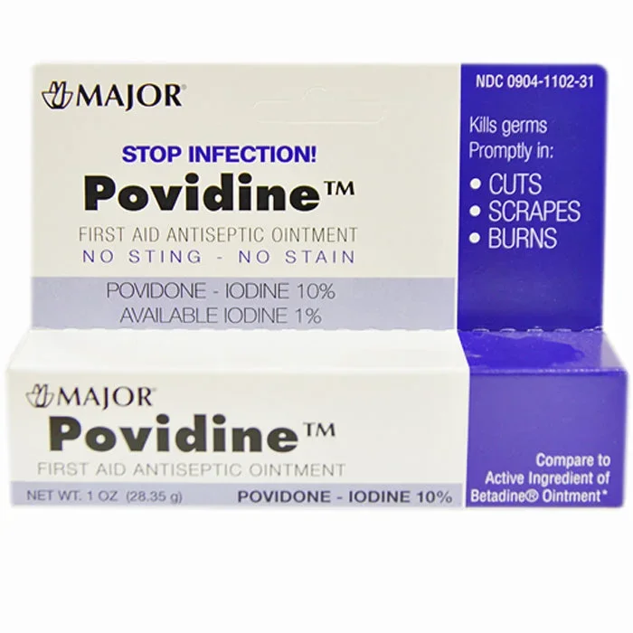 Povidone Iodine Ointment 10% First Aid Antiiseptic