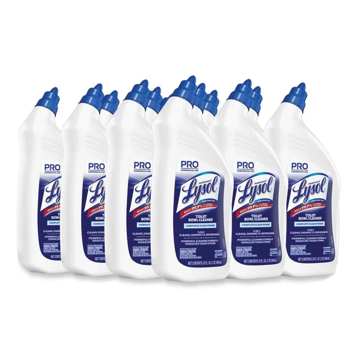 Professional LYSOL® Brand Disinfectant Toilet Bowl Cleaner, 32oz Bottle, 12/Carton (RAC74278CT) Case of 12