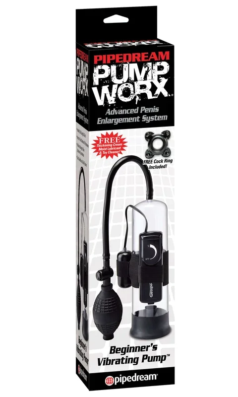 Pump Worx Beginners Vibrating Penis Pump – Achieve Maximum Growth