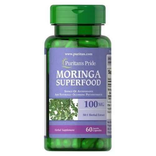 Puritan’s Pride, Moringa, 100 gm, 60 Vegi Caps