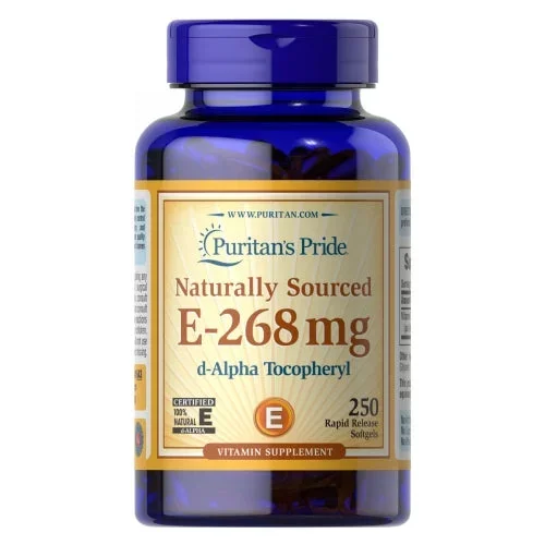 Puritan’s Pride, Vitamin E-400 IU Naturally Sourced, 250 Softgels