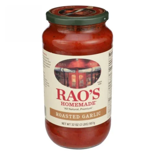 Rao’s, Pasta Sauce Roasted Garlic, Case of 6 X 32 Oz