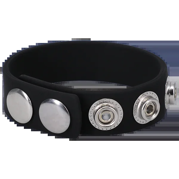 Rock Solid The Silicone 5 Snap Ring – Black