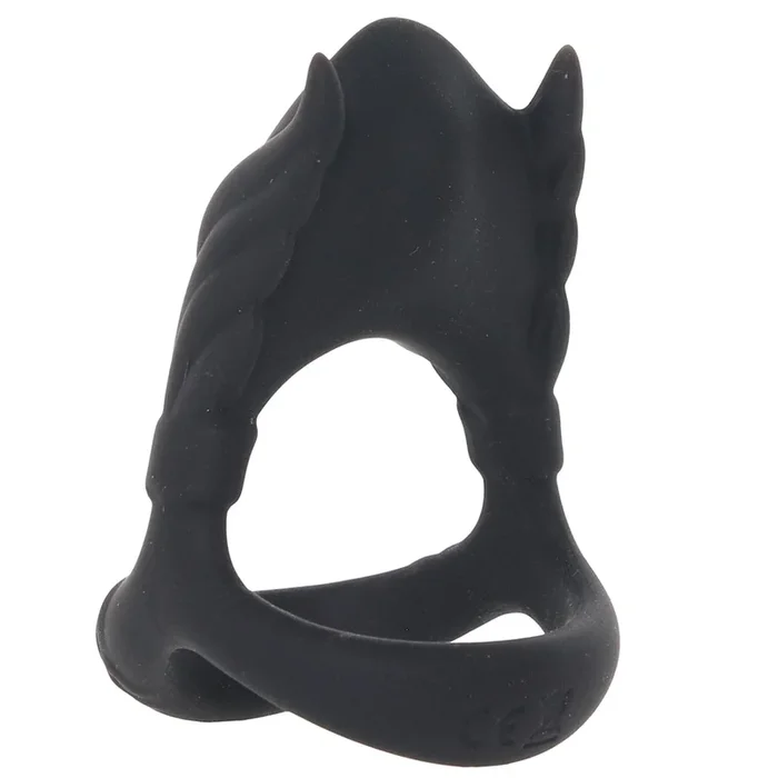 Rocky Silicone Vibrating Dual C-Ring