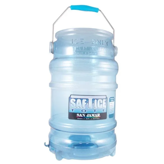 San Jamar® Safe-T-Ice™ Ice Carrier Tote / Lids (sold separately)