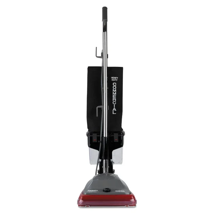 Sanitaire® TRADITION Upright Vacuum SC689A, 12″ Cleaning Path, Gray/Red/Black (EURSC689B) Each