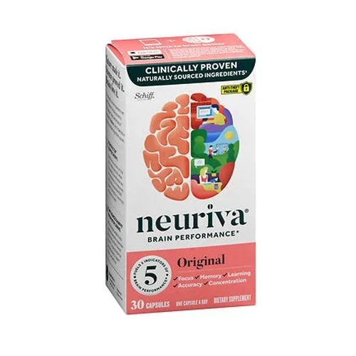 Schiff, Neuriva Brain Performance Capsules Original, 30 Caps