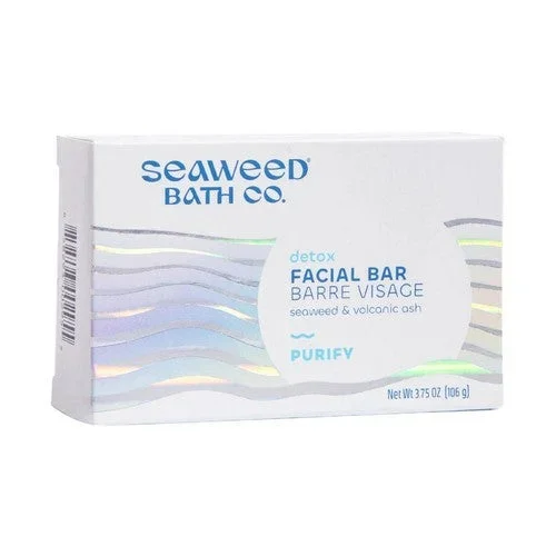 Sea Weed Bath Company, Purifying Detox Facial Soap Bar, 3.75 Oz