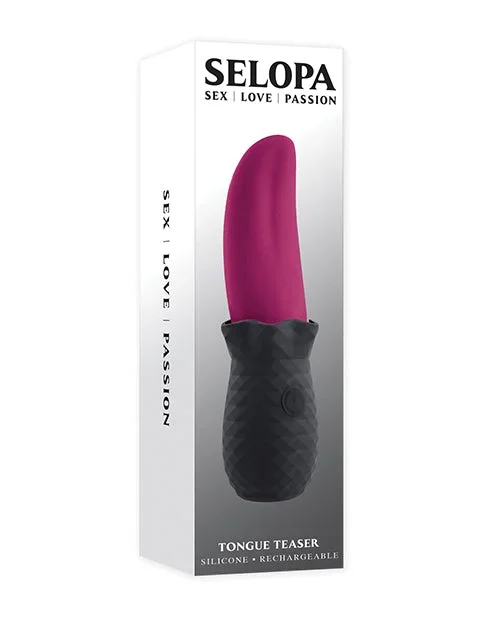 Selopa Tongue Teaser Vibrator Pink/Black