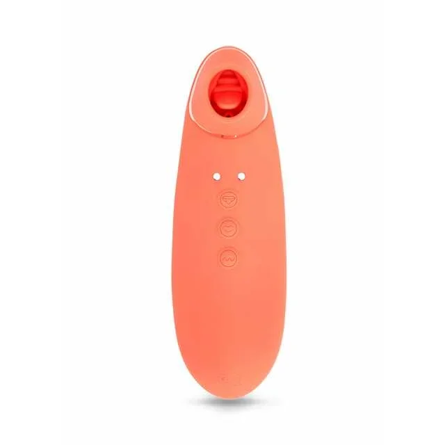 Sensuelle Trinitii Coral Orange Tongue Vibrator