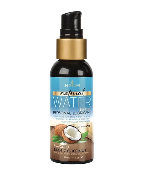 Sensuva Natural Water Based Personal Moisturizer – 1.93 oz Exotic Coconut