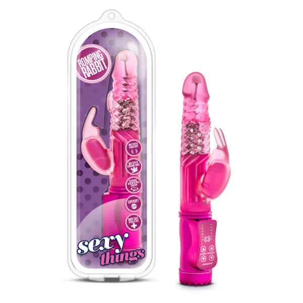 Sexy Things Romping Rabbit Fuchsia Pink Vibrator