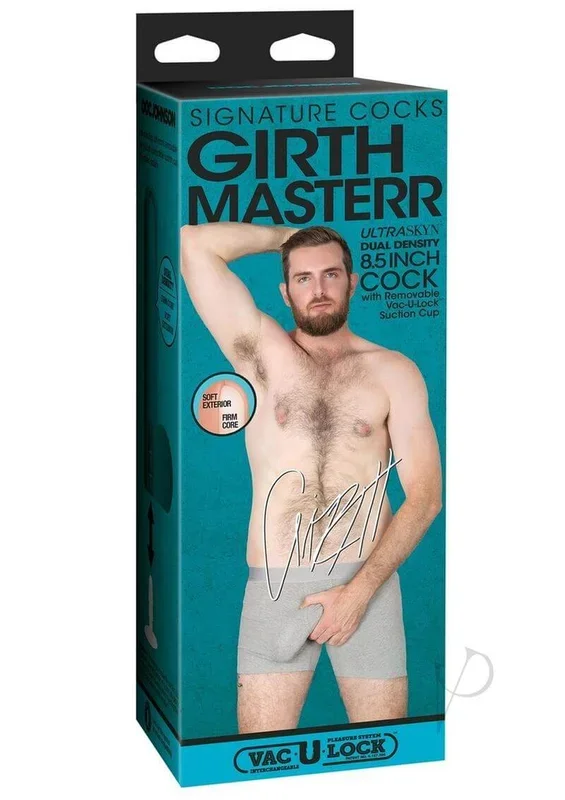 Signature Cocks Girthmasterr 8.5 inches ULTRASKYN Vac-U-Lock Dildo
