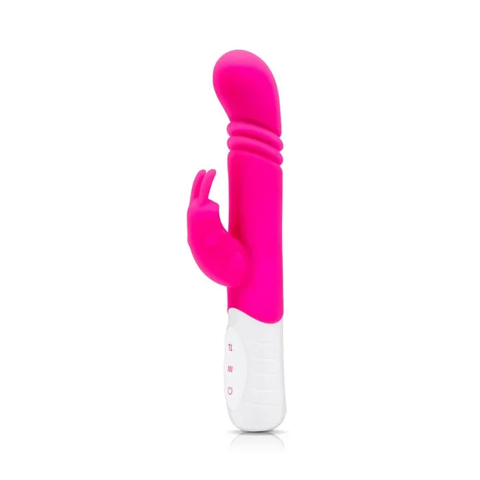 Slim Shaft Thrusting Rabbit Vibrator with G-Spot Stimulation