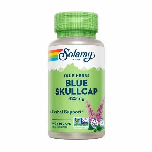 Solaray, Blue Skullcap, 425 mg, 100 Caps
