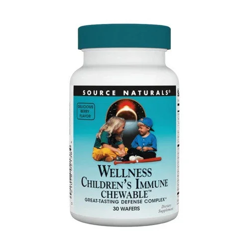 Source Naturals, Children’s Immune Chewable Wafer, 30 wafers