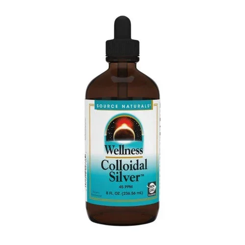 Source Naturals, Wellness Colloidal Silver, 45 PPM, 8 Oz