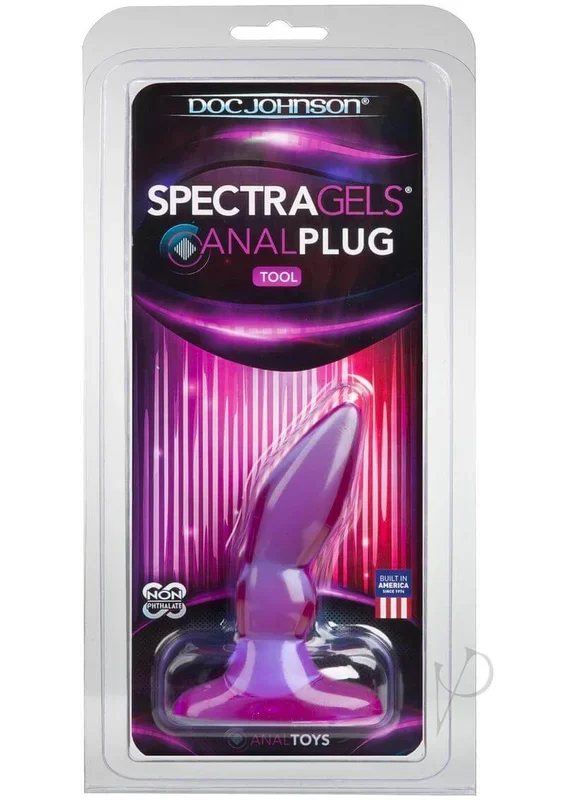 SpectraGels Anal Plug Purple | Explore Pleasure from Every Angle