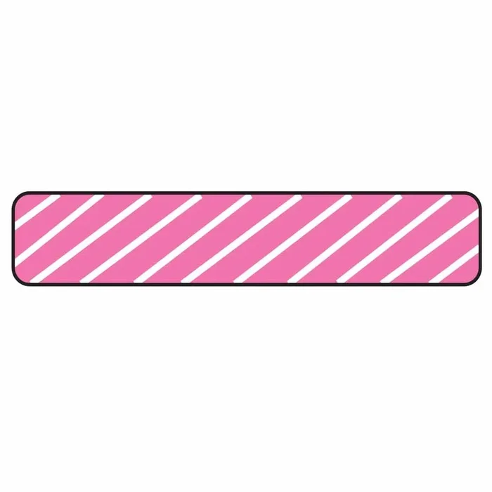 Spee-D-Bar Flags & Tags Striped Hot Pink Removable 1″X3/16″ 900 Per Pack
