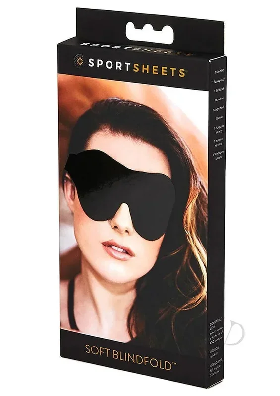 Sportsheets Soft Blindfold Black